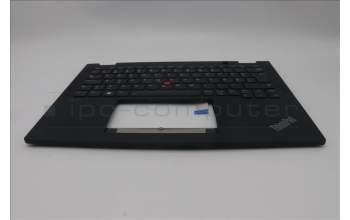 Lenovo 5M11L64217 C-Cover with keyboard, Estonian, Black, Backlight, WWAN, UK