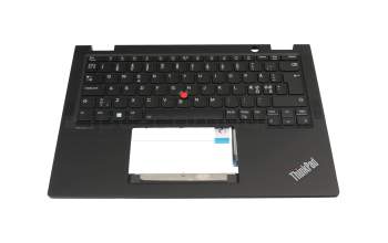 5M11L64263 Original Lenovo Tastatur inkl. Topcase ND (nordic) schwarz/schwarz mit Backlight und Mouse-Stick