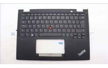 Lenovo 5M11L64265 C-Cover with keyboard, Portuguese, Black, Backlight, WWAN, UK