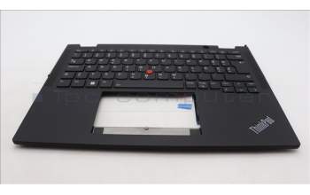 Lenovo 5M11L64271 C-Cover with keyboard, Slovenian, Black, Backlight, WWAN, UK