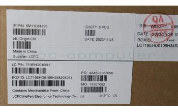 Lenovo 5M11L64295 C-Cover with keyboard, UK English, Black, Backlight, WWAN, UK