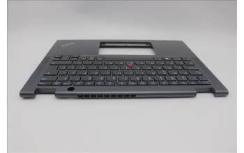 Lenovo 5M11L64354 C-Cover with keyboard, Portuguese, Grey, Backlight, UK