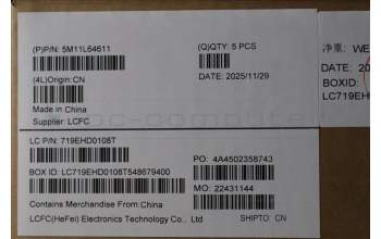 Lenovo 5M11L64611 KBD W C UKE BKLT CHY UK GY