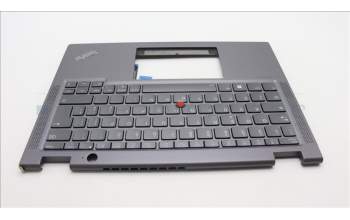 Lenovo 5M11L64702 C-Cover with keyboard, Italian, Grey, Backlight, WWAN, UK