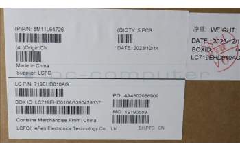 Lenovo 5M11L64726 C-Cover with keyboard, Portuguese, Grey, Backlight, WWAN, UK