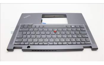 Lenovo 5M11L64749 C-Cover with keyboard, Switzerland, Grey, Backlight, WWAN, UK