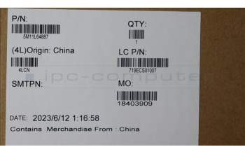 Lenovo 5M11L64887 FRU 5M BEZEL+FHD TAPE AL ASM