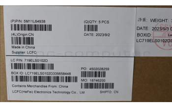 Lenovo 5M11L64938 MECH_ASM FRU KB CCV SPA (LTN) UK BK