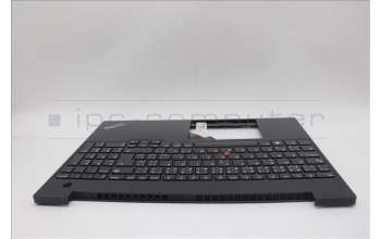 Lenovo 5M11L65012 C-Cover with keyboard, Czech Slovakian, Black, UK