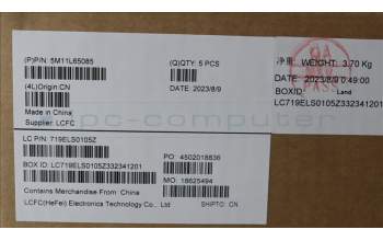 Lenovo 5M11L65085 MECH_ASM FRU KB CCV JPN (CHY) JP BK