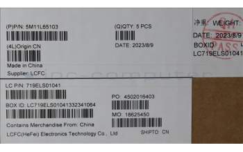 Lenovo 5M11L65103 MECH_ASM FRU KB CCV THAI (LTN) US BK