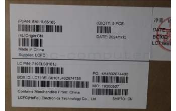 Lenovo 5M11L65185 MECH_ASM FRU KB CCV BEL BL(LTN) UK BK