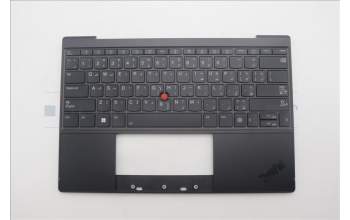 Lenovo 5M11L83077 C-Cover with keyboard, Arabic, Black/Arctic Grey, WLAN, US