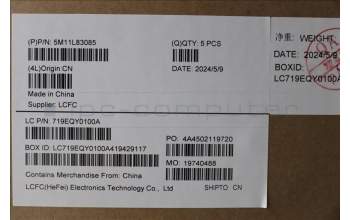 Lenovo 5M11L83085 C-Cover with keyboard, Estonian, Black/Arctic Grey, WLAN, UK