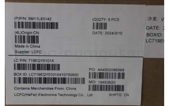 Lenovo 5M11L83142 C-Cover with keyboard, Slovenian, Black/Arctic Grey, WLAN, UK