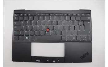 Lenovo 5M11L83192 C-Cover with keyboard, Belgian, Black/Arctic Grey, WWAN, UK