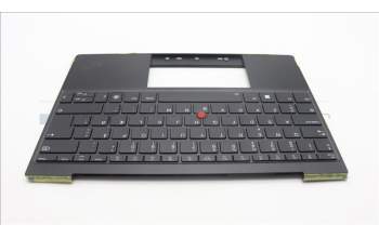 Lenovo 5M11L83197 C-Cover with keyboard, Danish, Black/Arctic Grey, WWAN, UK