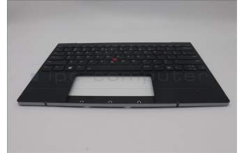 Lenovo 5M11L83200 C-Cover with keyboard, US English Euro, Black/Arctic Grey, WWAN, US