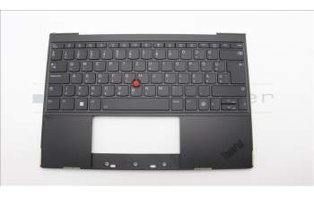 Lenovo 5M11L83206 C-Cover with keyboard, Hungarian, Black/Arctic Grey, WWAN, UK