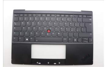 Lenovo 5M11L83209 C-Cover with keyboard, Italian, Black/Arctic Grey, WWAN, UK