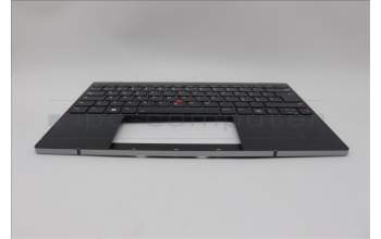 Lenovo 5M11L83209 C-Cover with keyboard, Italian, Black/Arctic Grey, WWAN, UK