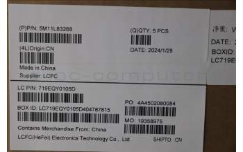 Lenovo 5M11L83268 C-Cover with keyboard, Belgian, Black/Bronze, WLAN, UK