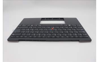 Lenovo 5M11L83268 C-Cover with keyboard, Belgian, Black/Bronze, WLAN, UK