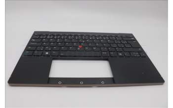 Lenovo 5M11L83272 C-Cover with keyboard, Czech Slovakian, Black/Bronze, WLAN, UK