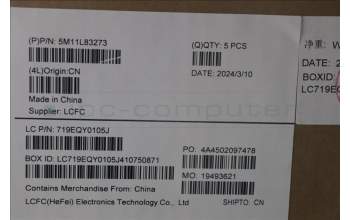 Lenovo 5M11L83273 C-Cover with keyboard, Danish, Black/Bronze, WLAN, UK