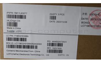 Lenovo 5M11L83277 C-Cover with keyboard, French, Black/Bronze, WLAN, US