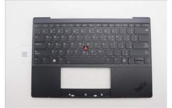 Lenovo 5M11L83305 C-Cover with keyboard, Arabic, Black/Bronze, WWAN, US