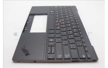Lenovo 5M11L83305 C-Cover with keyboard, Arabic, Black/Bronze, WWAN, US