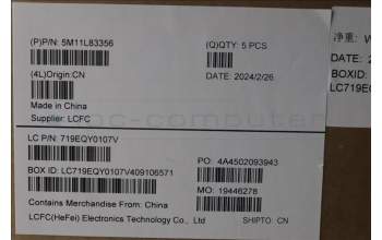 Lenovo 5M11L83356 MECH_ASM KBDBZL,GRE,WW,BK/BZ,SRX