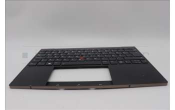 Lenovo 5M11L83372 C-Cover with keyboard, Swedish/Finnish, Black/Bronze, WWAN, UK