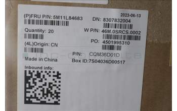 Lenovo 5M11L84683 MECH_ASM E1/E2-GPU No WWAN D-Cover ASM