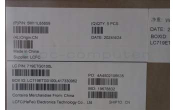 Lenovo 5M11L85659 C-Cover with keyboard, Czech/Slovakian, Black, UK