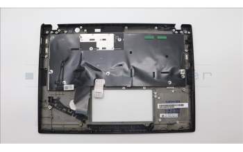 Lenovo 5M11L85684 C-Cover with keyboard, US English Euro, Black, US