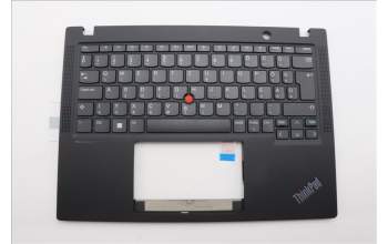Lenovo 5M11L85721 C-Cover with keyboard, Hungarian, Black, UK
