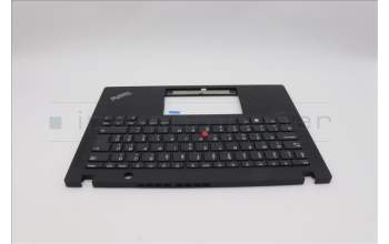 Lenovo 5M11L85721 C-Cover with keyboard, Hungarian, Black, UK