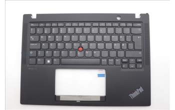 Lenovo 5M11L85770 C-Cover with keyboard, Norwegian, Black, UK