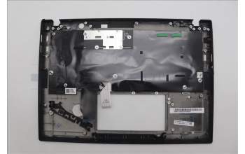 Lenovo 5M11L85782 C-Cover with keyboard, Portuguese, Black, UK