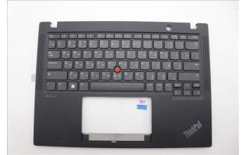 Lenovo 5M11L85788 C-Cover with keyboard, Russian, Black, US