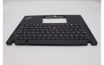 Lenovo 5M11L85832 C-Cover with keyboard, Turkish, Black, UK