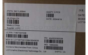 Lenovo 5M11L85844 C-Cover with keyboard, UK English, Black, UK