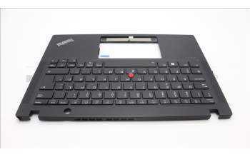 Lenovo 5M11L85899 C-Cover with keyboard, Danish, Black, Backlight, UK