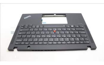 Lenovo 5M11L85905 C-Cover with keyboard, USA English, Black, Backlight, US