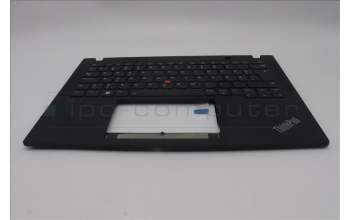 Lenovo 5M11L85911 C-Cover with keyboard, Estonian, Black, Backlight, UK