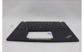 Lenovo 5M11L85922 C-Cover with keyboard, French, Black, Backlight, US