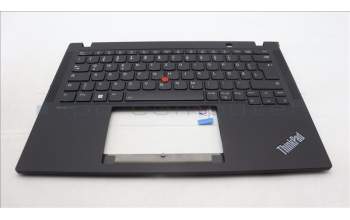 Lenovo 5M11L85936 C-Cover with keyboard,German,Black,Backlight