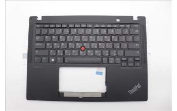 Lenovo 5M11L85948 C-Cover with keyboard, Hebrew, Black, Backlight, US